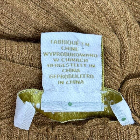 House of Harlow 1960 Duster Length Tie Front Ribbed Cardigan Tan - Picture 7 of 10